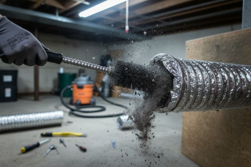 Dryer Duct Cleaning detail