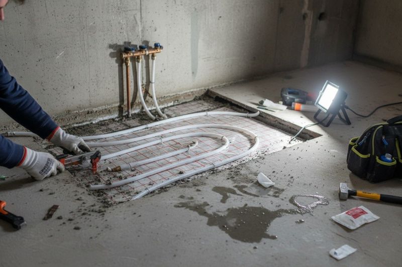 Tile Floor Heating Repair